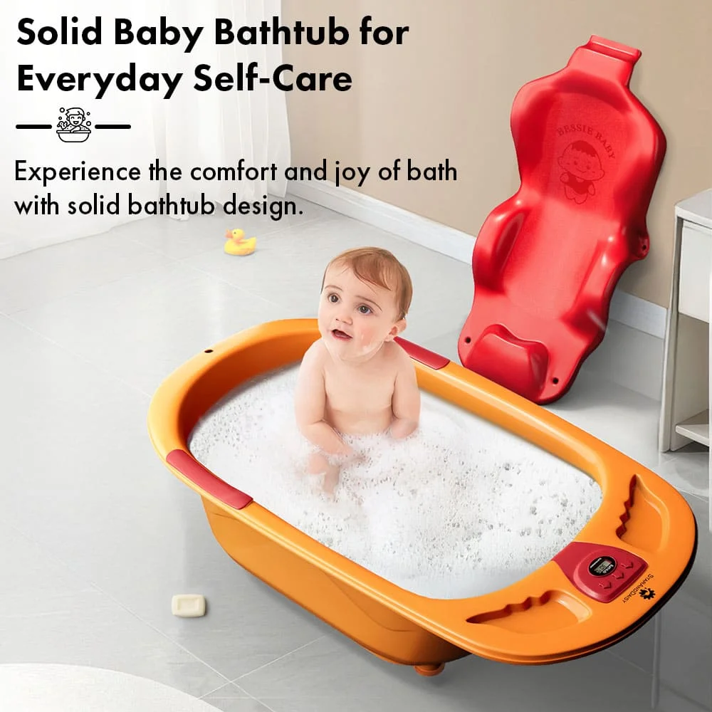 Solid baby bathtub