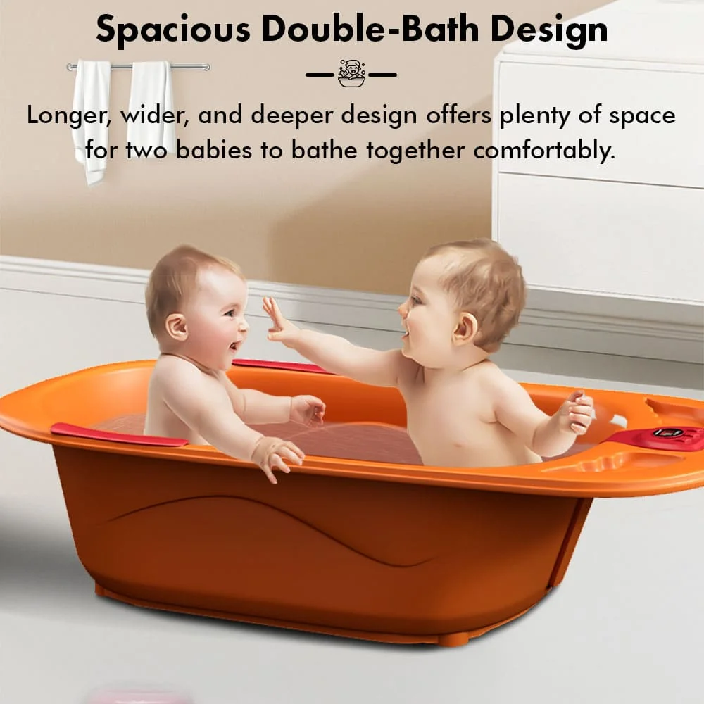 Comfortable sling baby tub