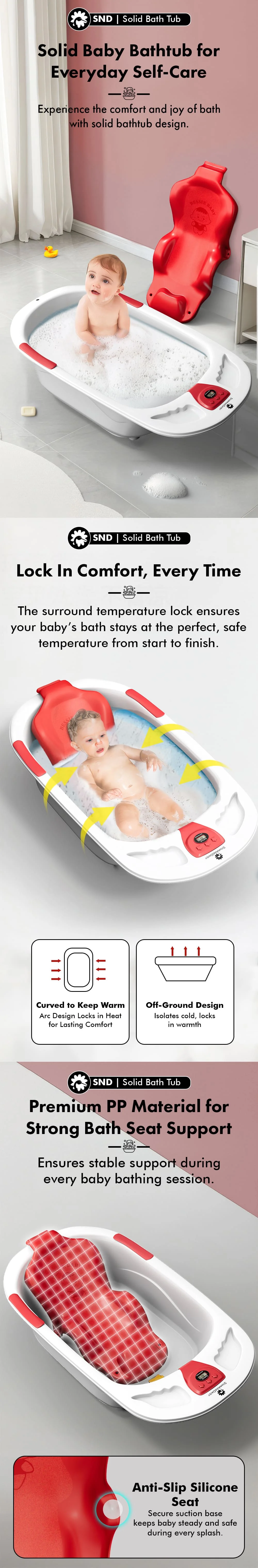 Solid Baby Bathtub
