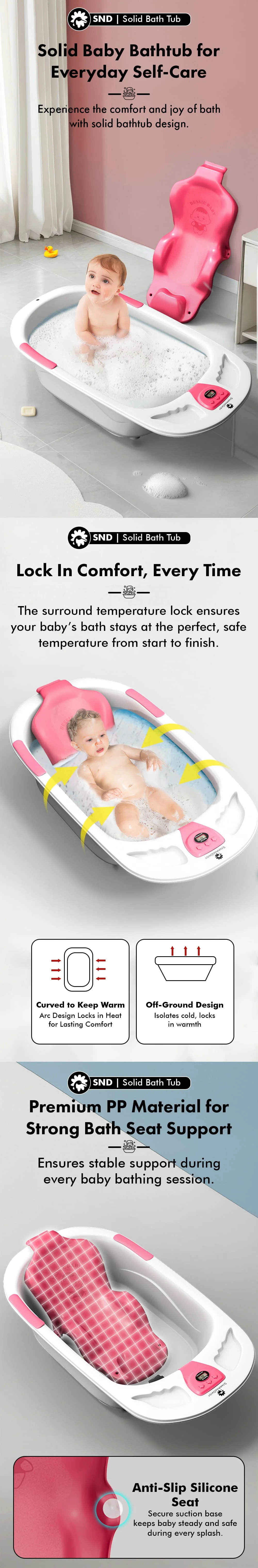 Solid Baby Bathtub