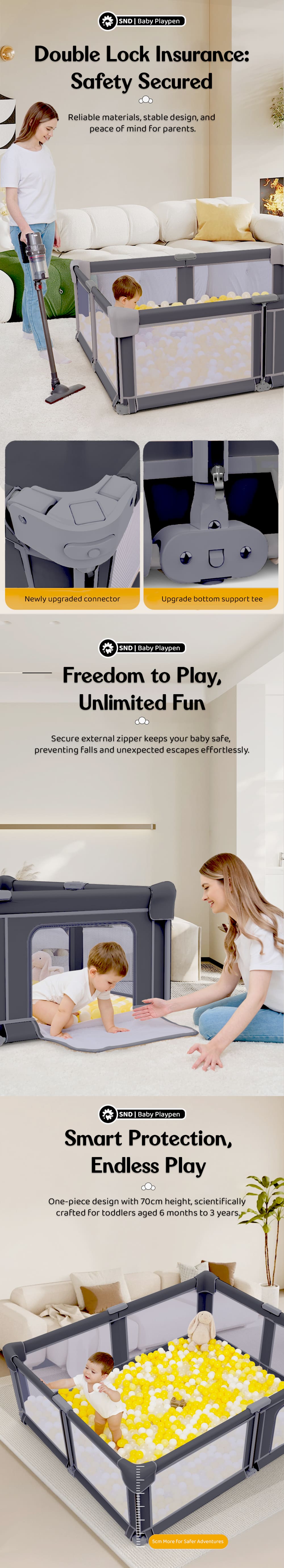 Inddor and Outdoor Playyard for Kids