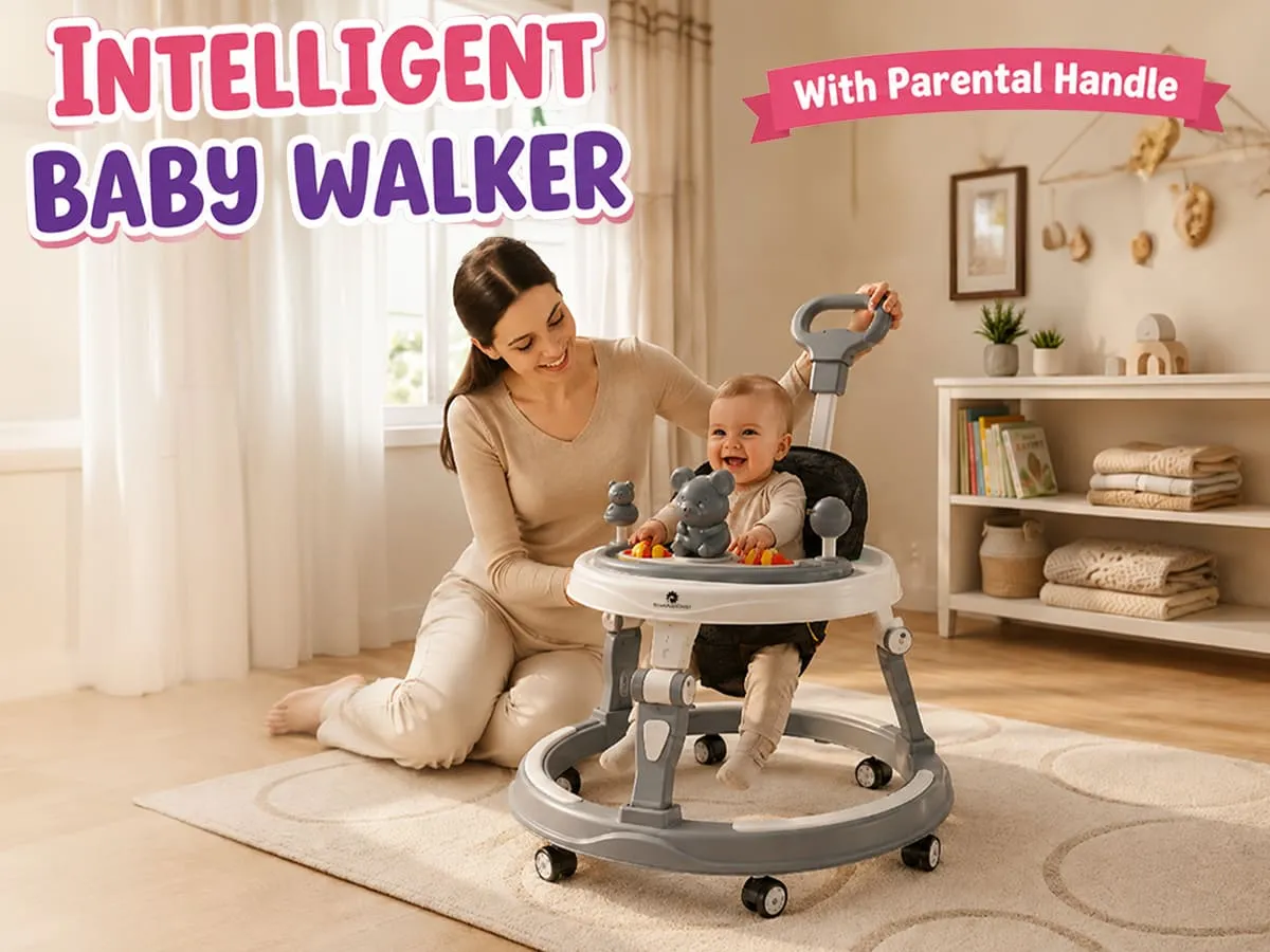 Baby Walker With Parent Handle