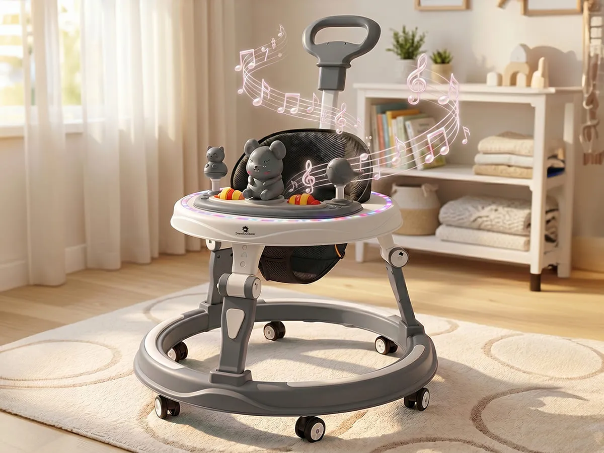 Baby Walker With Parent Handle