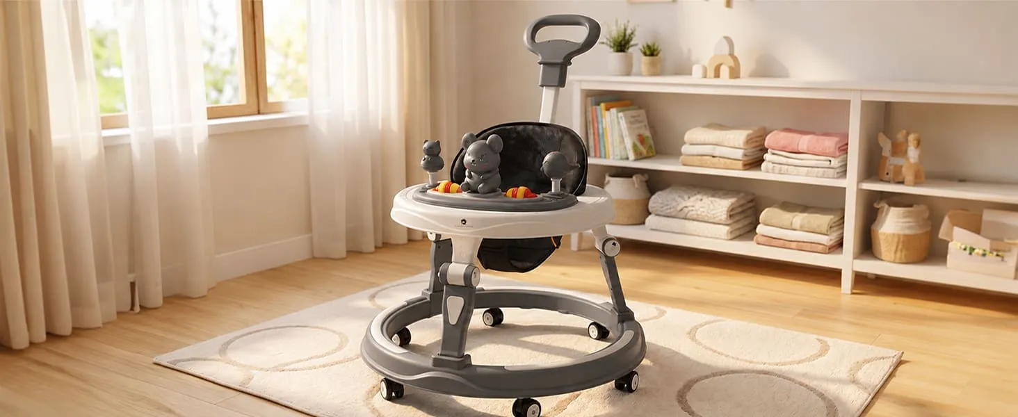 Baby Walker With Parent Handle