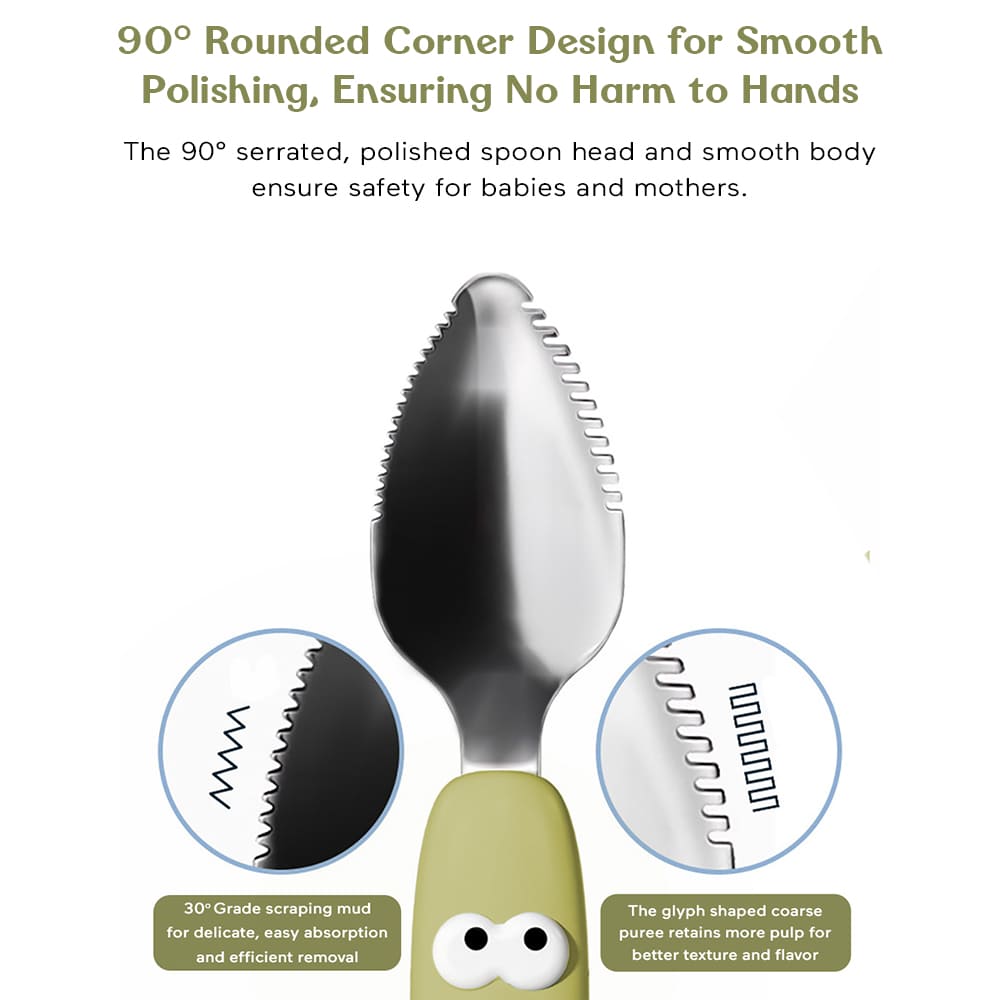 Multi-functional feeding spoon
