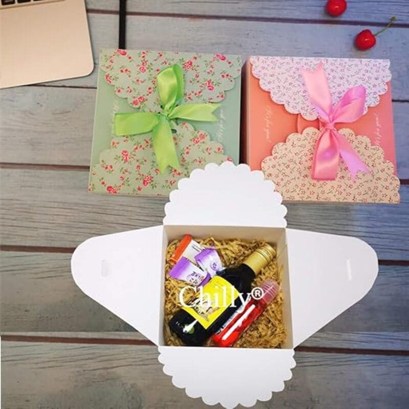 Ribbon Paper Gift Boxes for Special Occasions