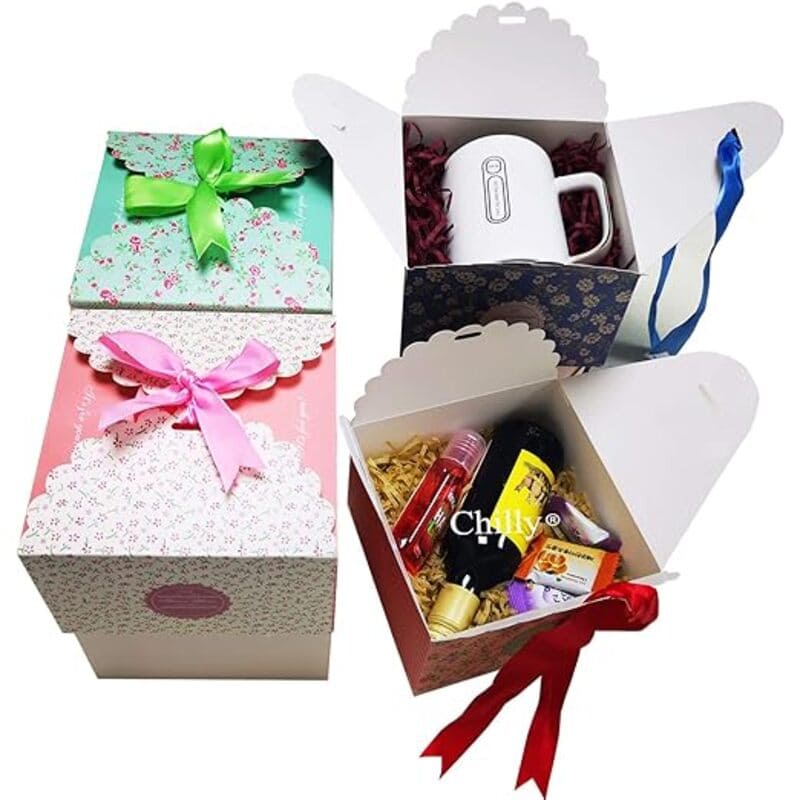 Ribbon Paper Gift Boxes for Special Occasions
