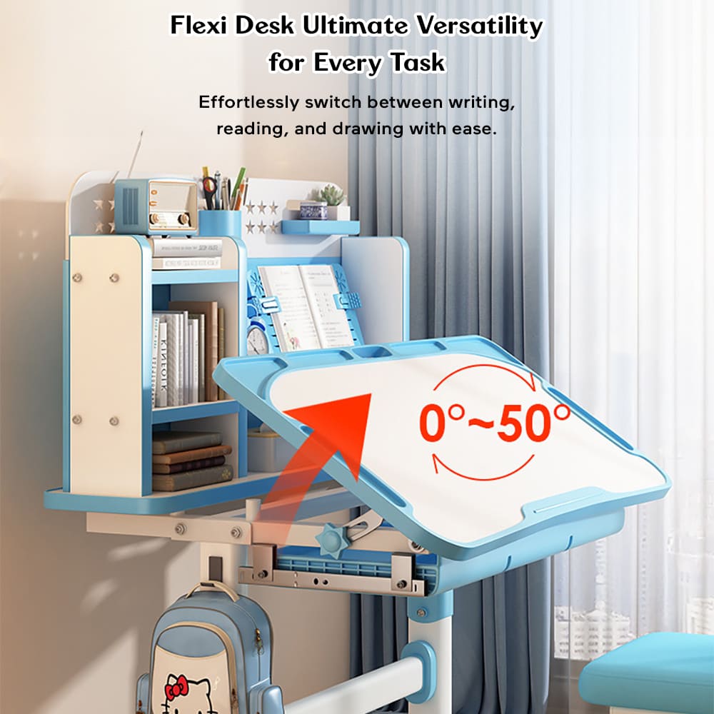 Kids Study Table with Storage