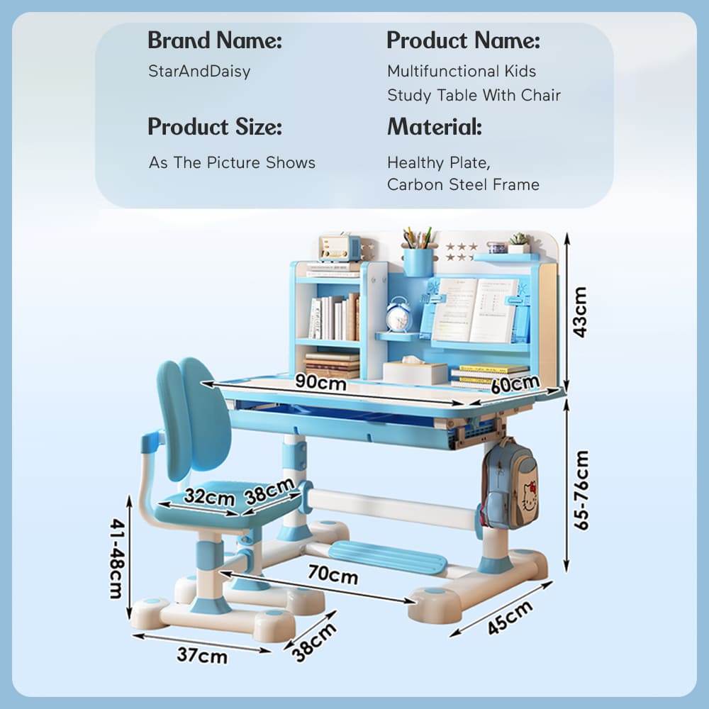 Specification of kids Study Table