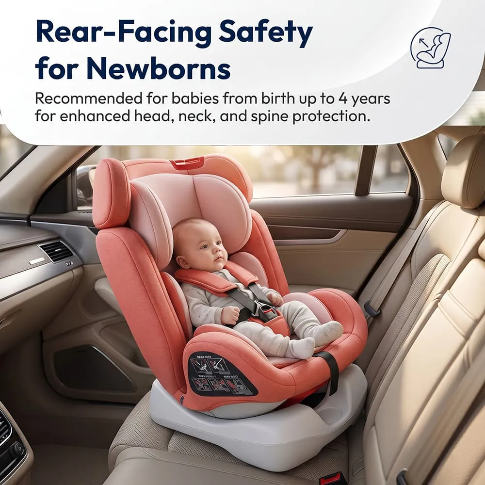 rear facing safety baby car seat G401 pink