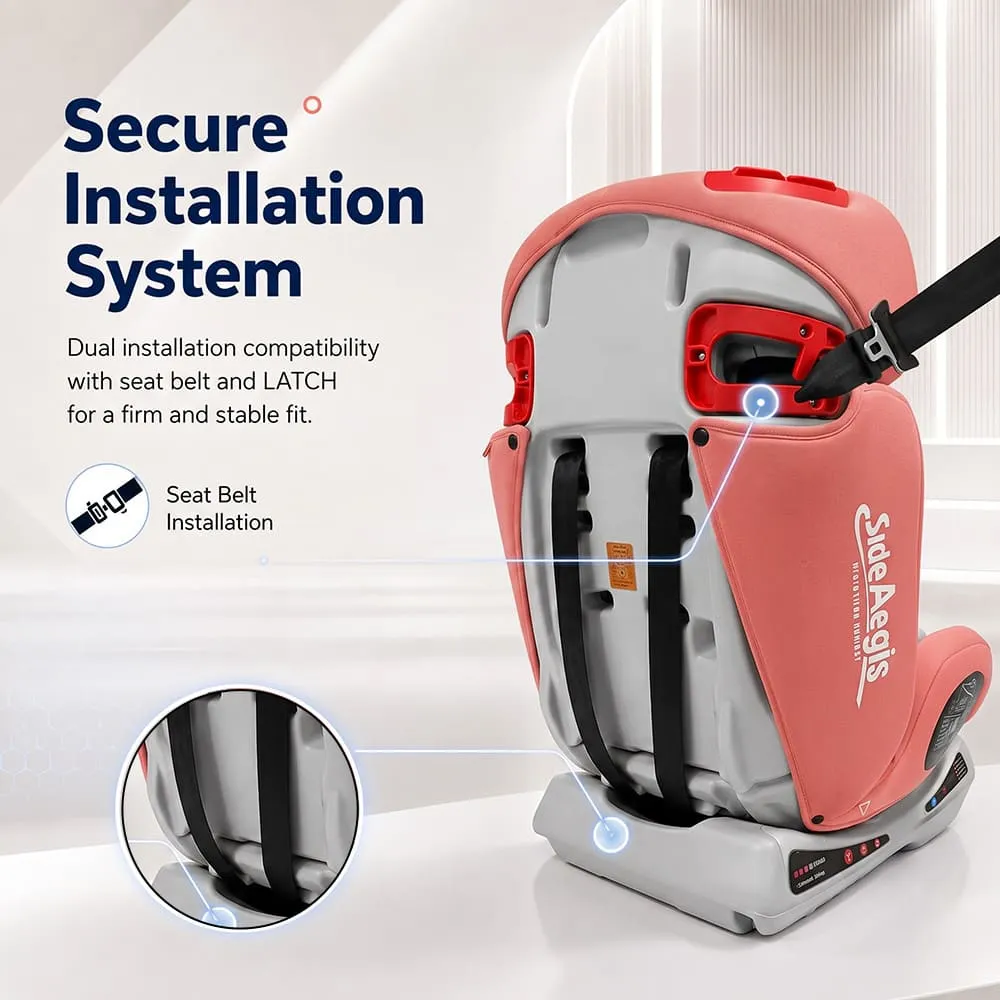 secure installation baby car seat G401 pink