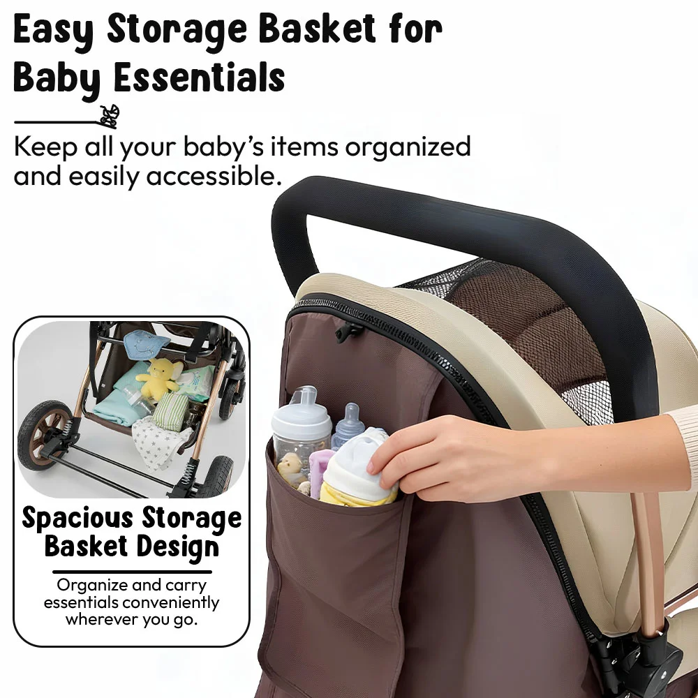 stroller brown