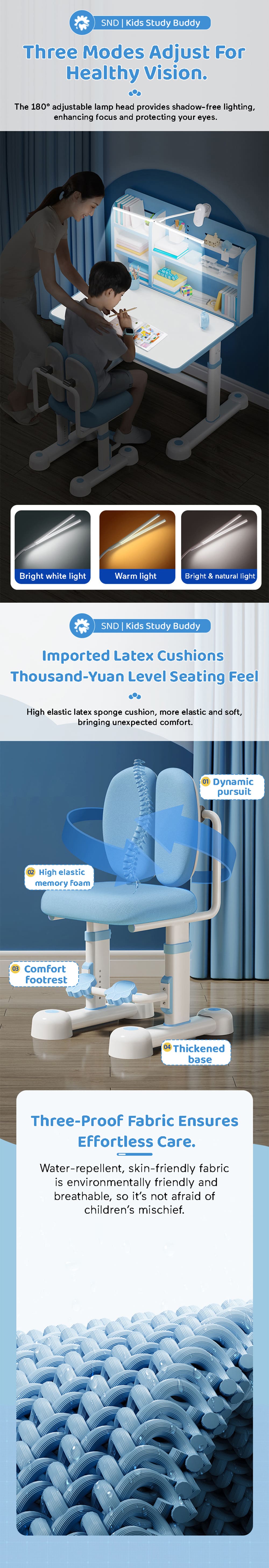 Sturdy Table with Heigh Adjustable