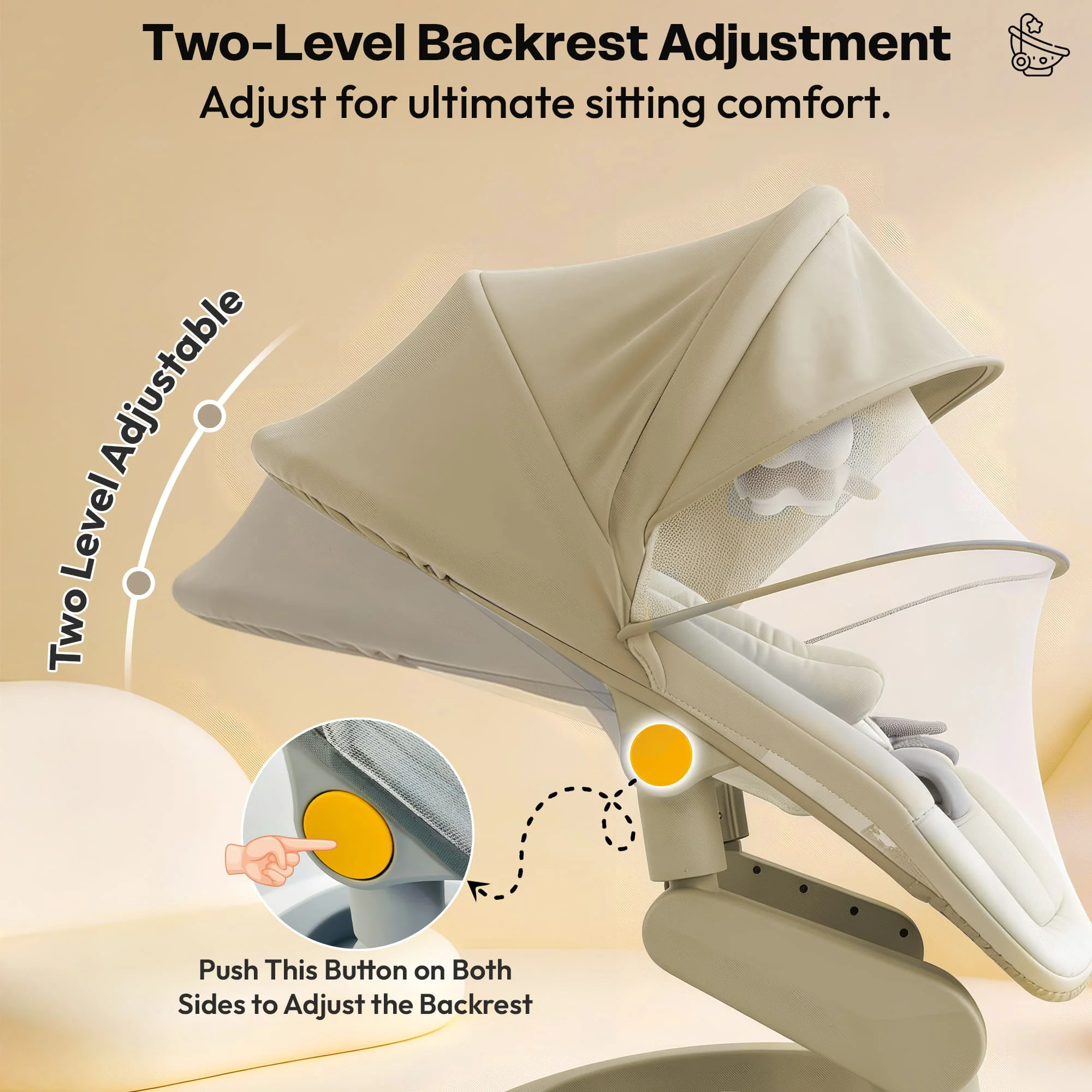 Smart Baby Rocker white