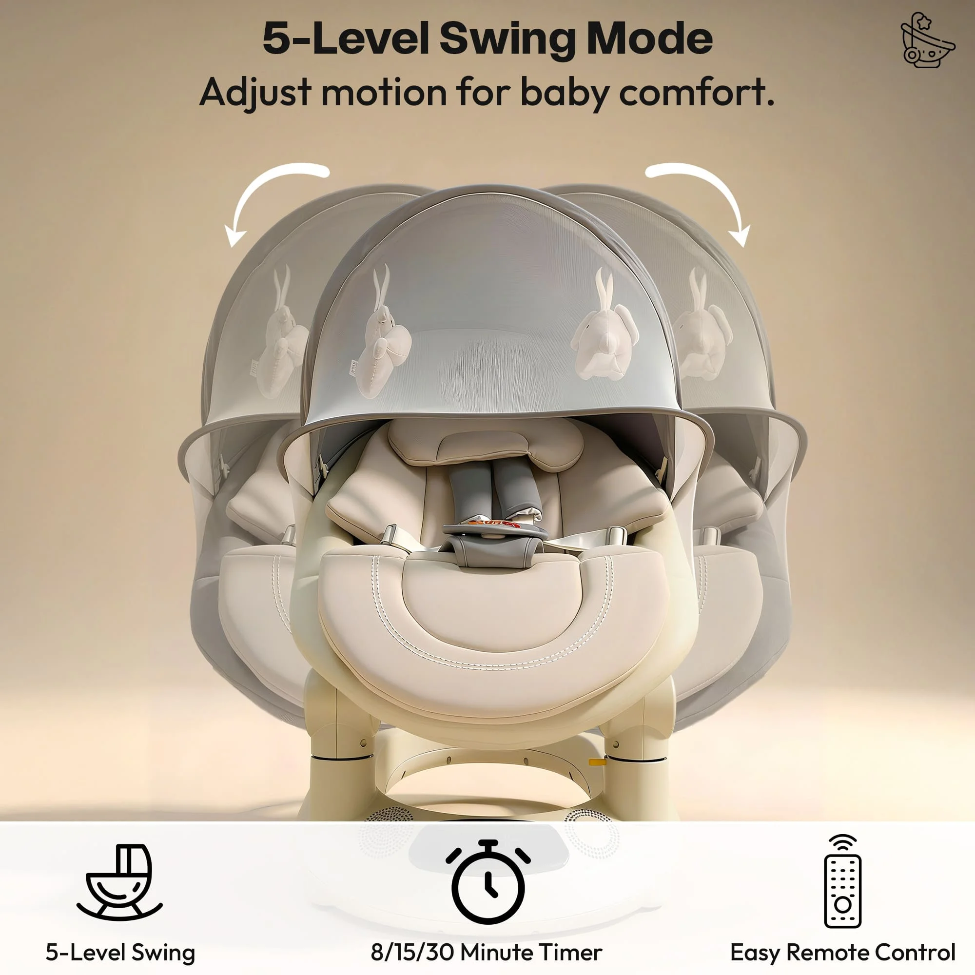 Smart Baby Rocker white