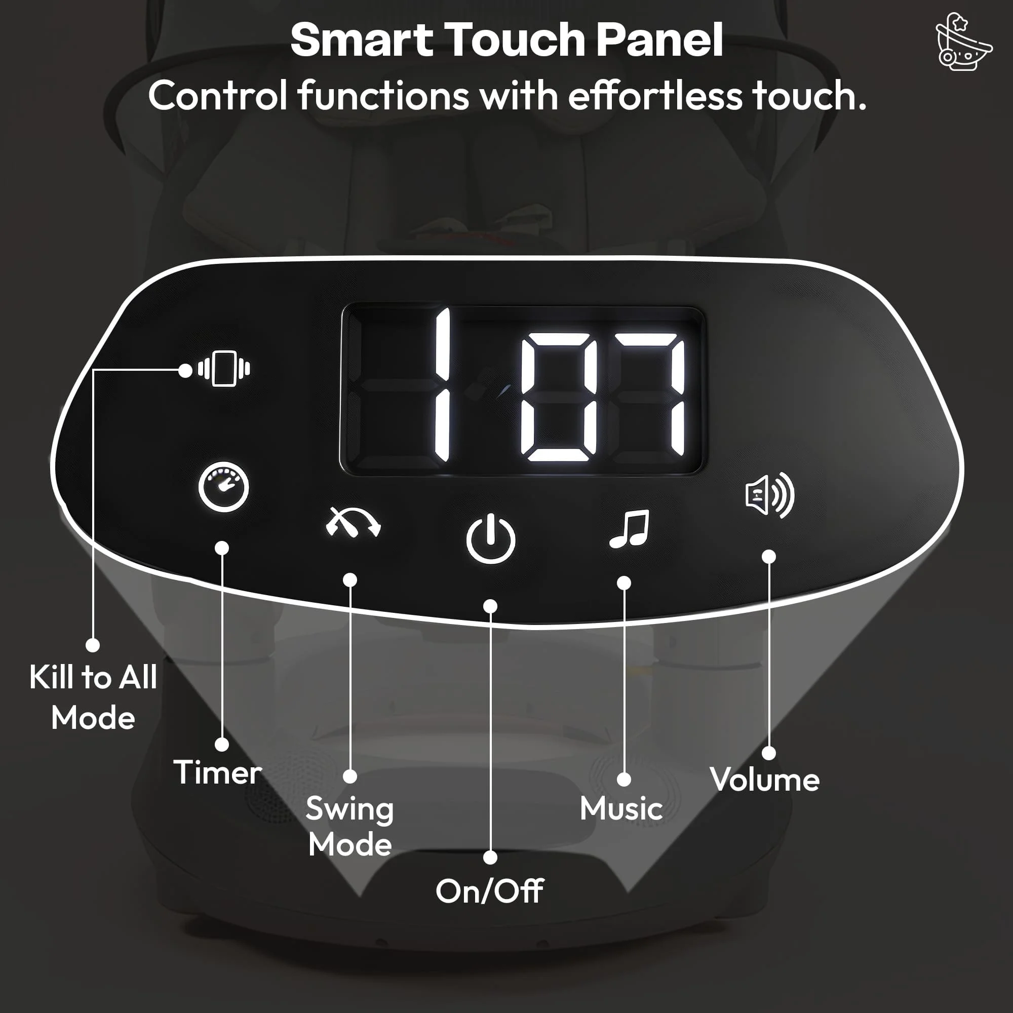 Smart Baby Rocker white