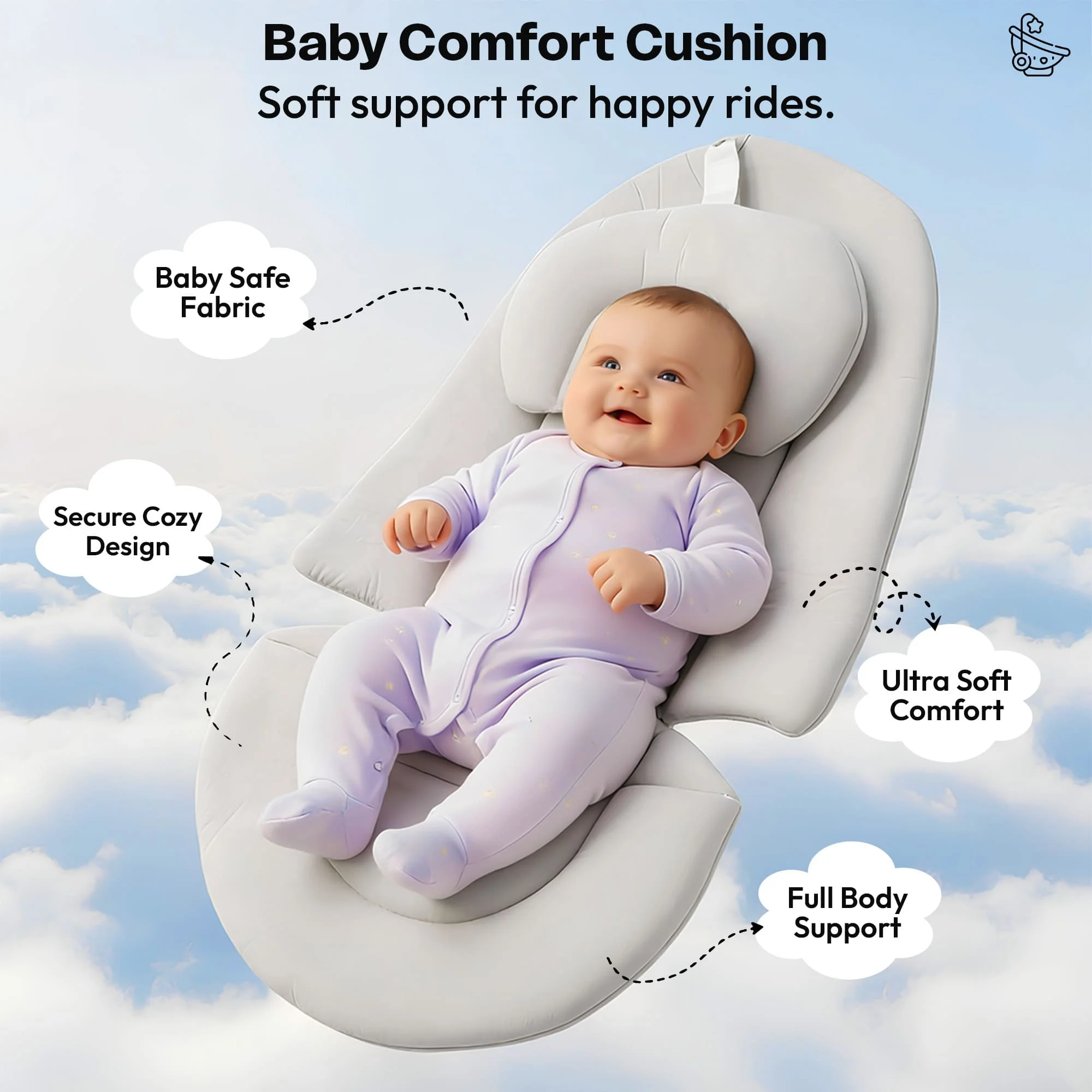 Smart Baby Rocker white