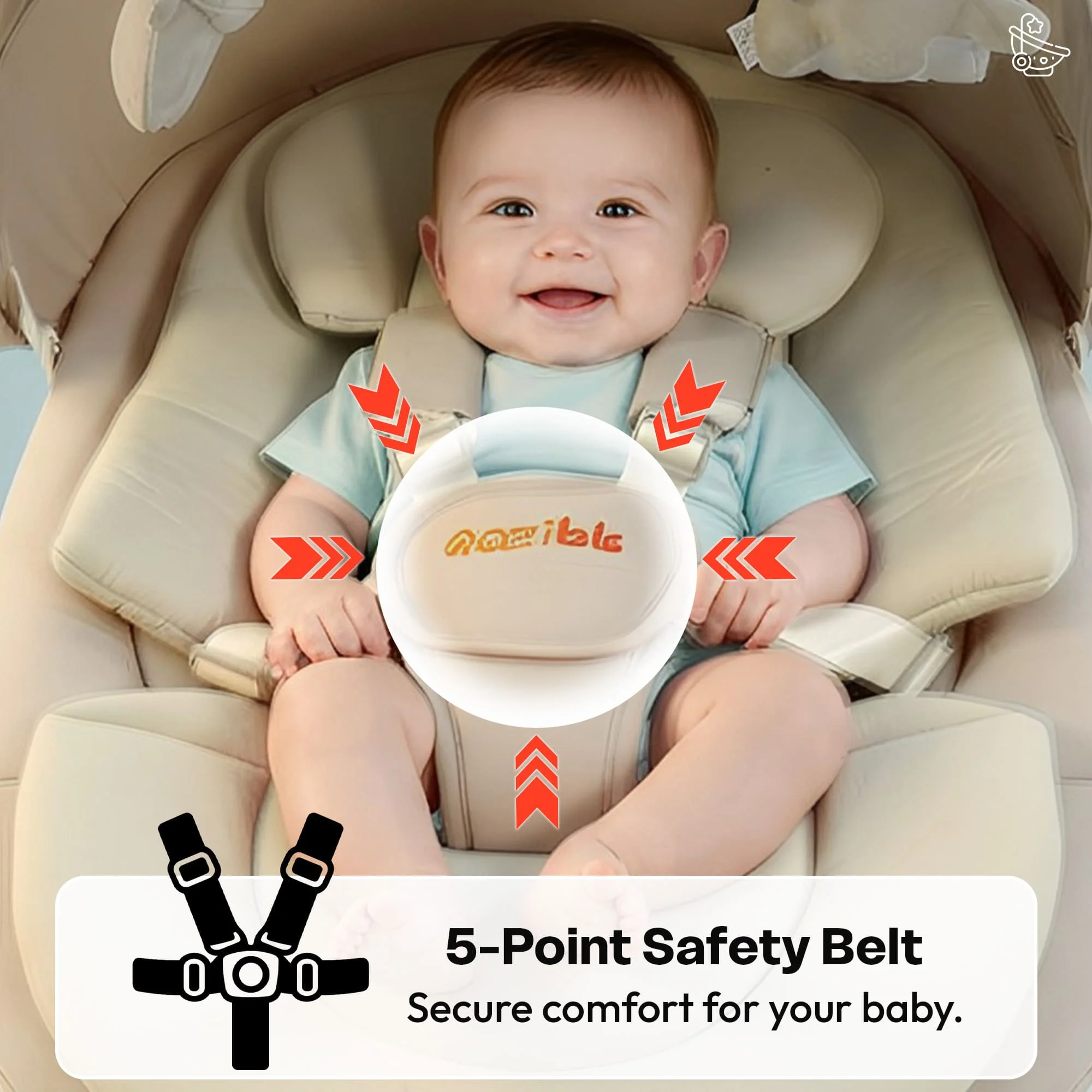 Smart Baby Rocker white