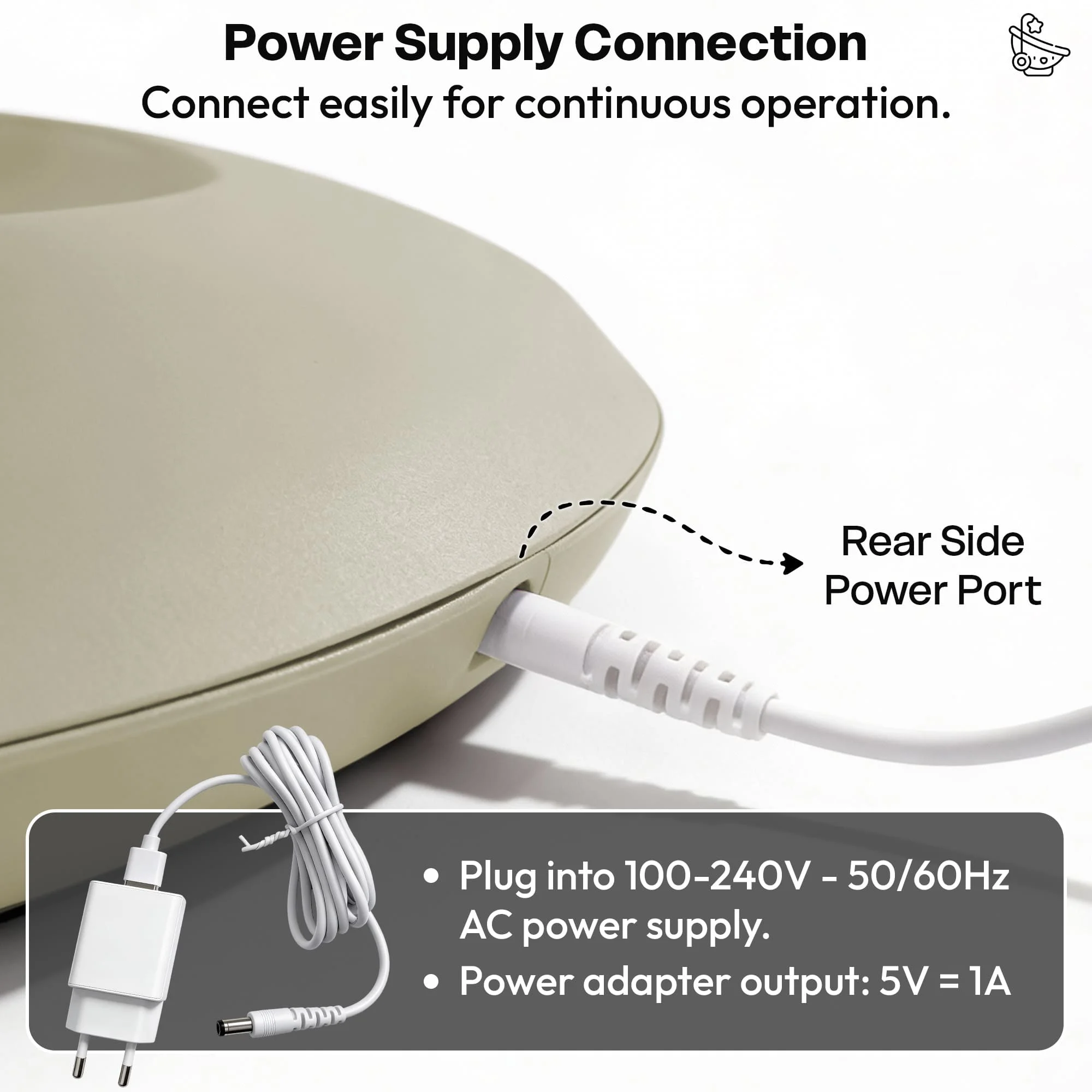 Smart Baby Rocker white