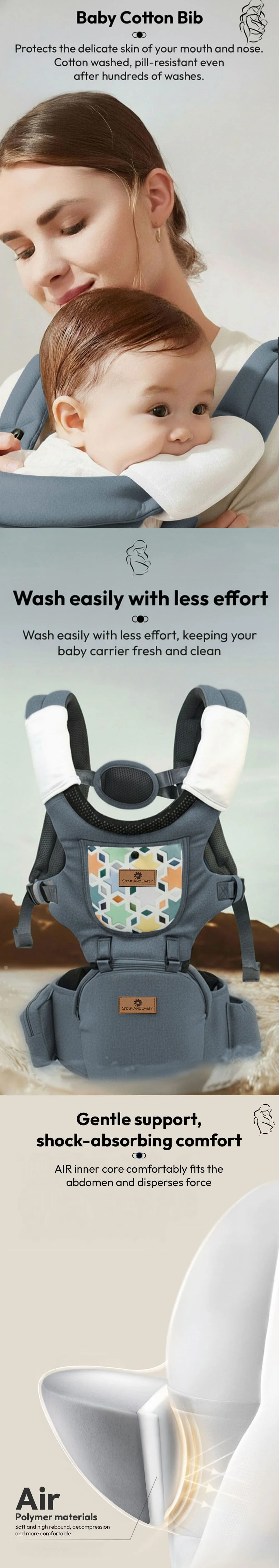 4-in-1 Baby Hip Carrier