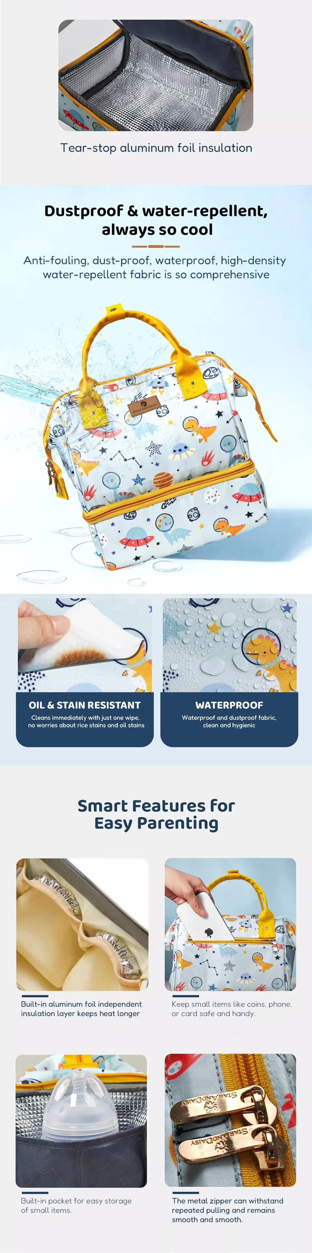 Large Capacity Diaper Bag