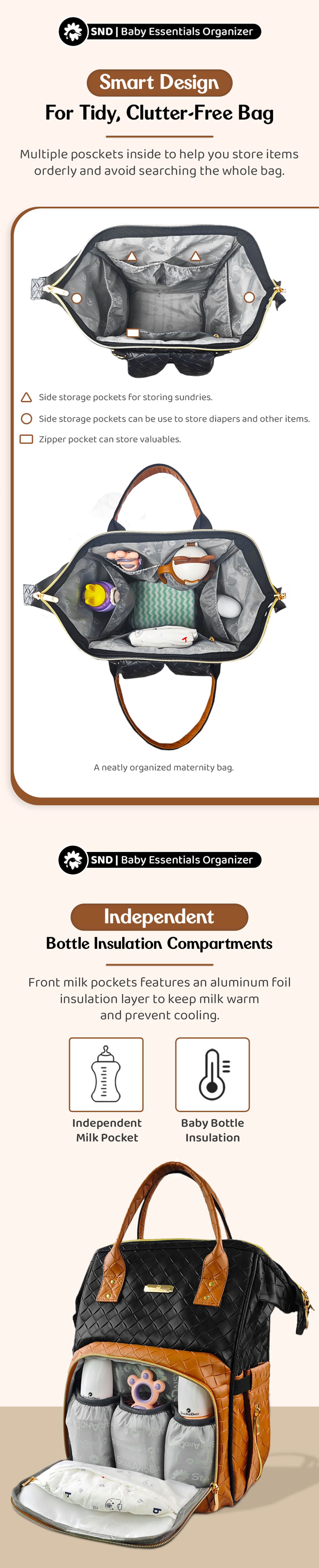 Diaper Bag for New Mothers
