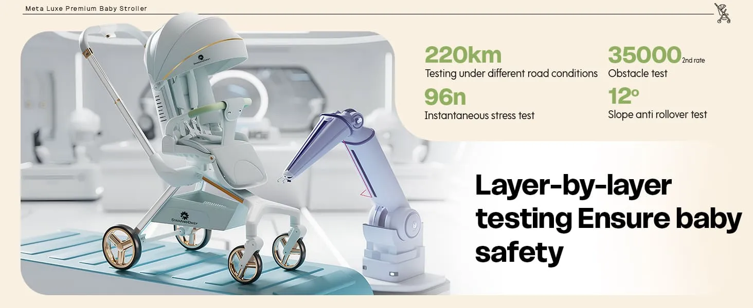 Meta Luxe Baby Stroller Aplus
