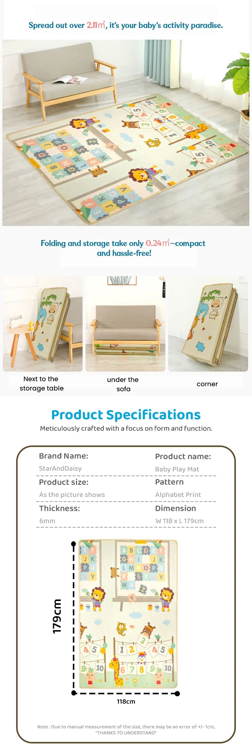 Details of Baby Playmat