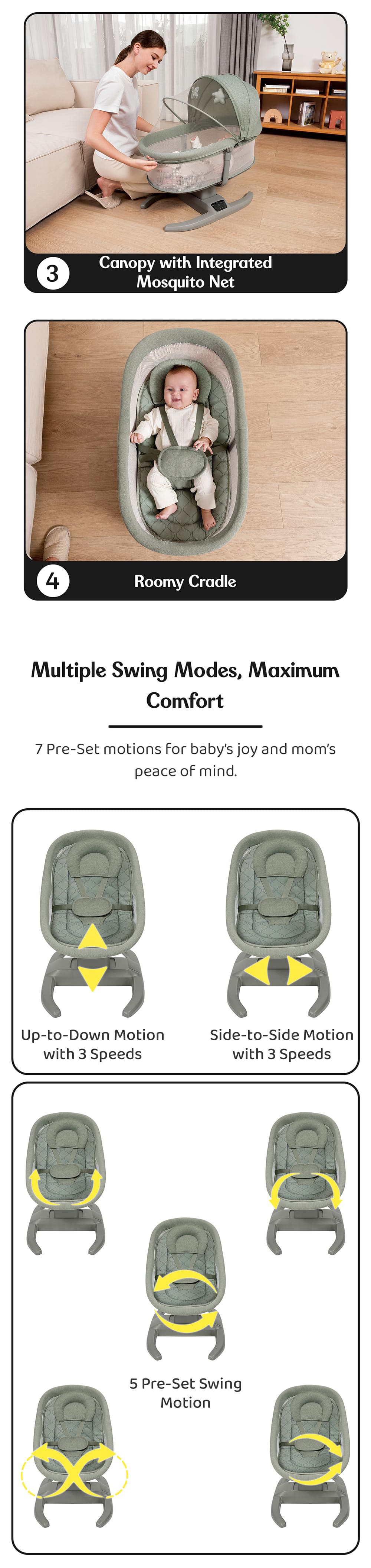 Adjustable Baby Bassinet Adjustable Baby Bassinet