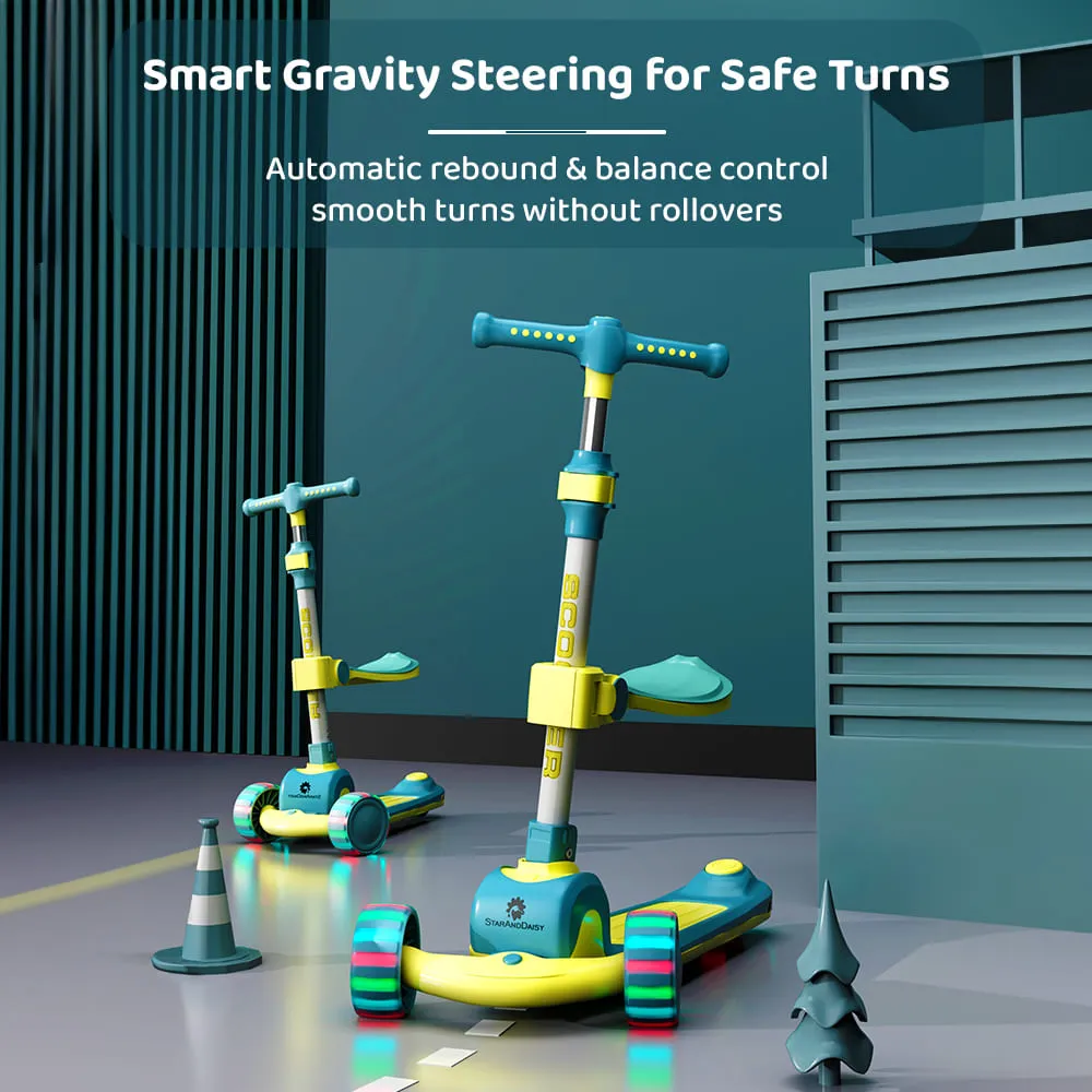 3 Wheels KIDS Scooter with Seat