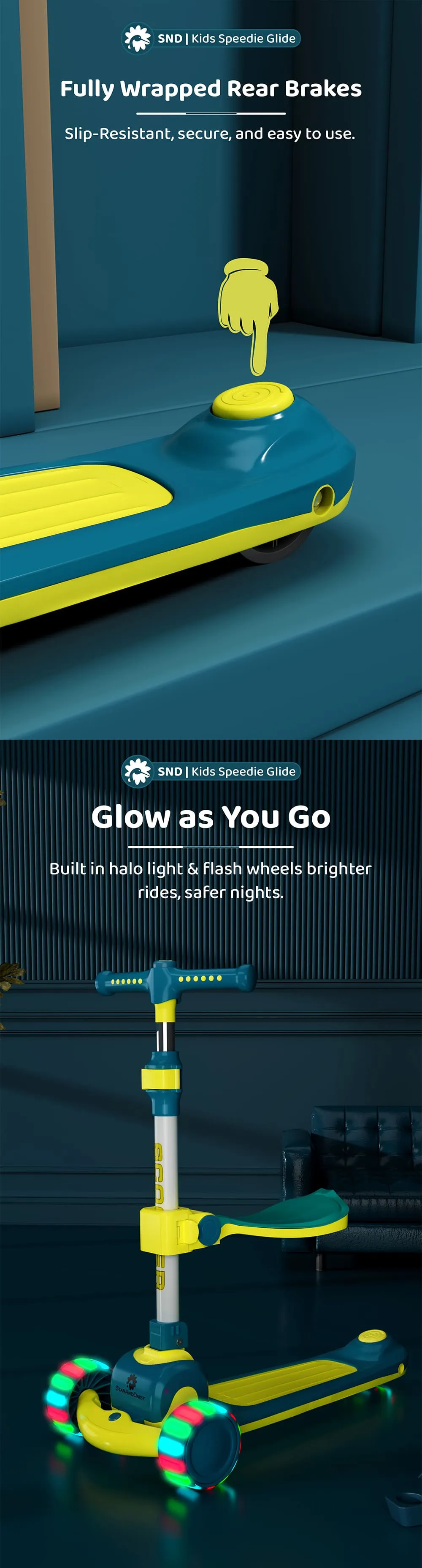 Kids Scooters With Seat And Adjustable Height