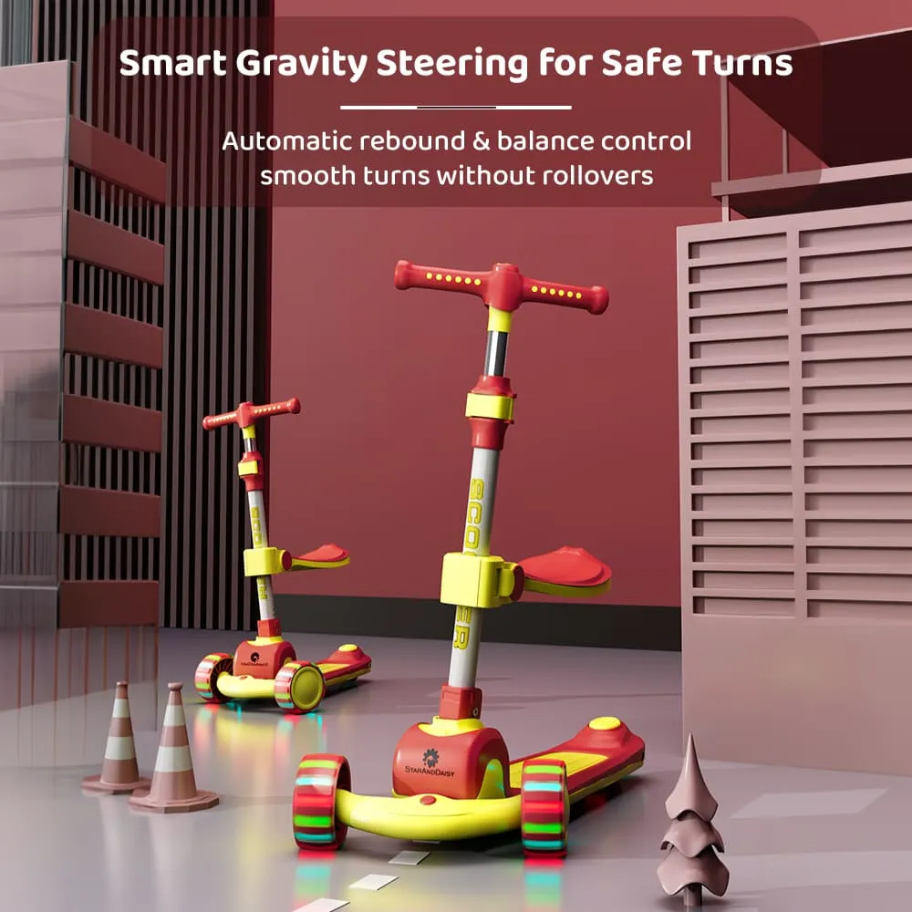 3 Wheels KIDS Scooter with Seat