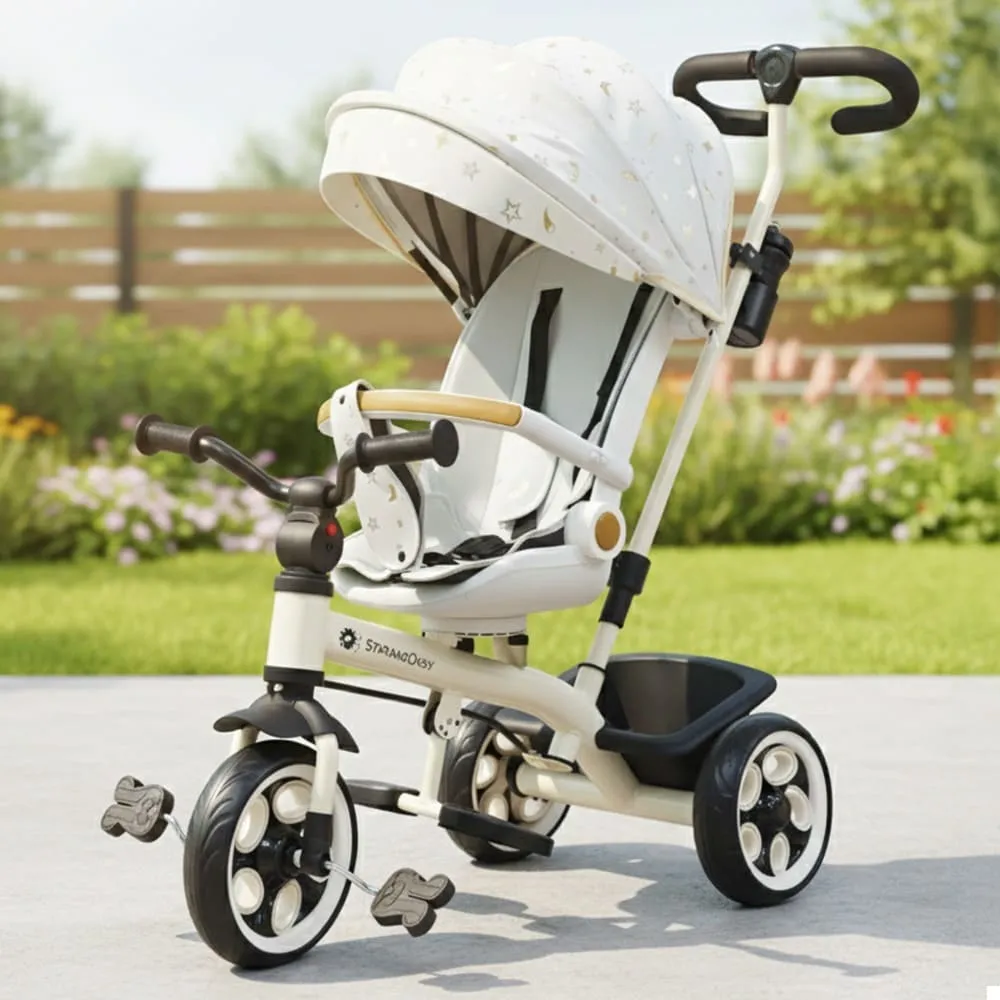 tricycle for kids with parent handle