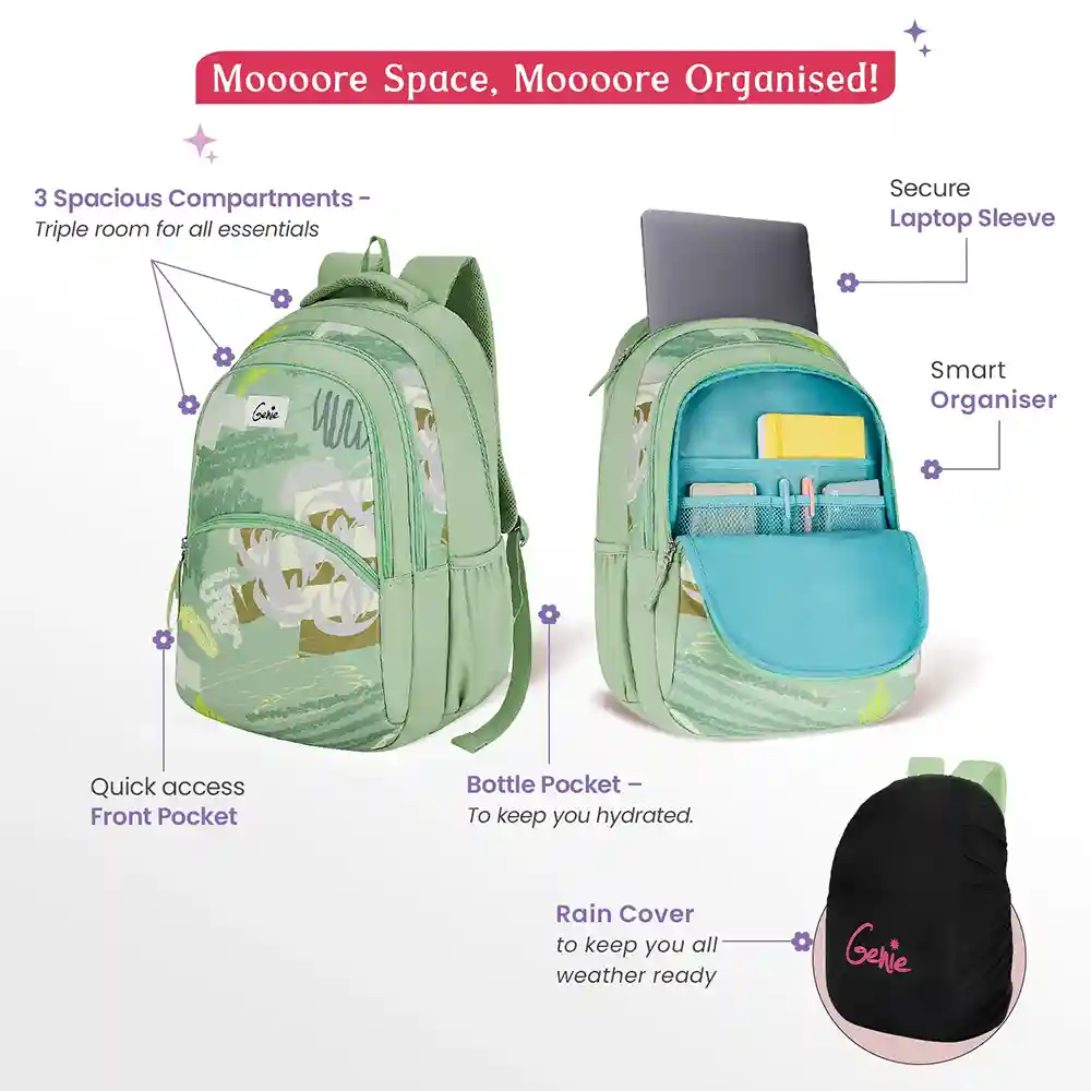 Genie Orchid 36L Laptop Backpack – Durable & all-weather ready!