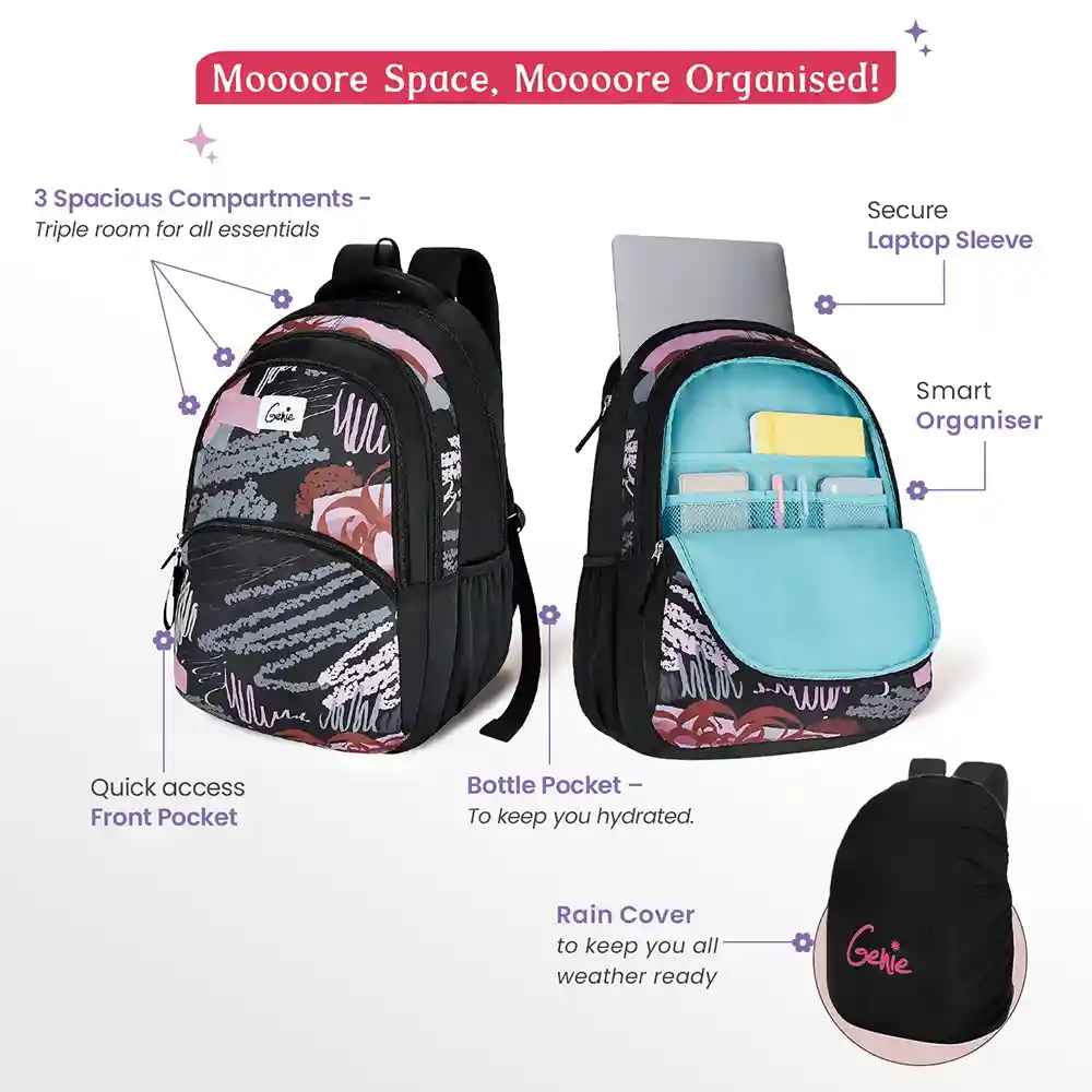 Genie Orchid 36L Laptop Backpack – Durable & all-weather ready!