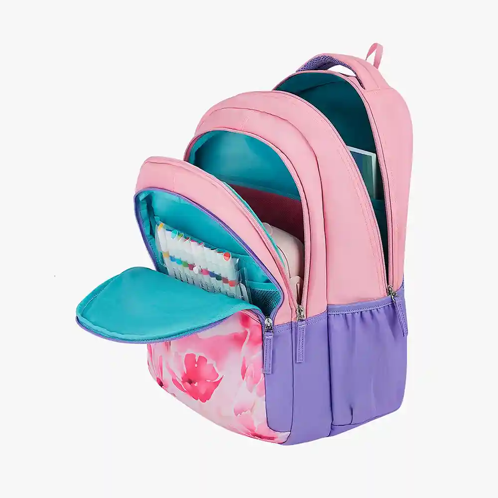 Genie Elsie 36L Laptop Backpack | Spacious, Lightweight & Sturdy | Multi-Compartment Design with Rain Cover | Ideal for Travel & School