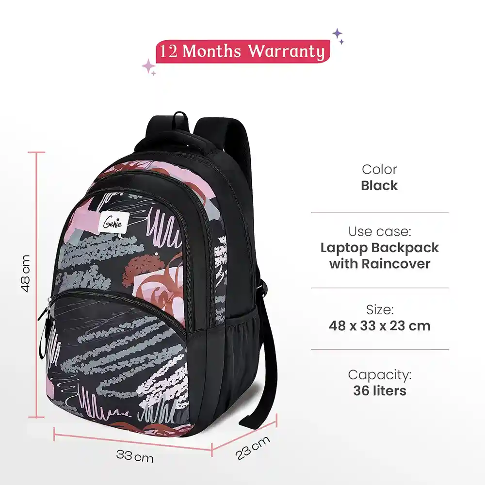 Genie Orchid 36L Laptop Backpack – Durable & all-weather ready!