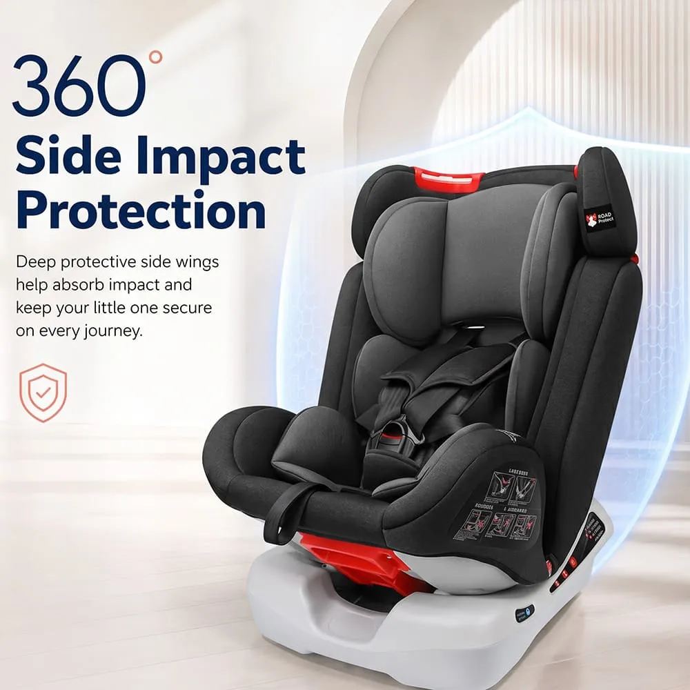 360 degree side impact baby car seat G401 black