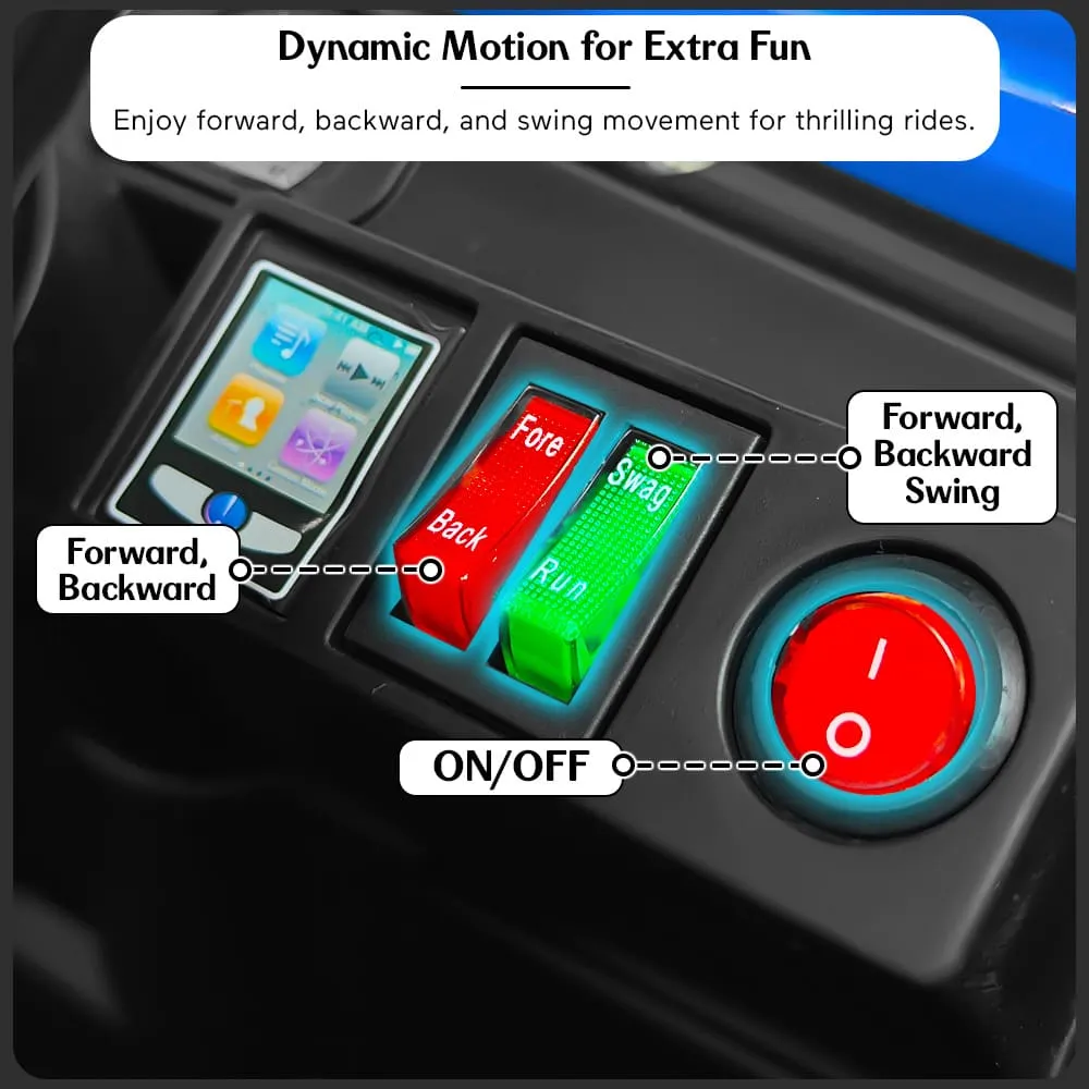 StarAndDaisy Ride On Remote Control Jeep For Kids