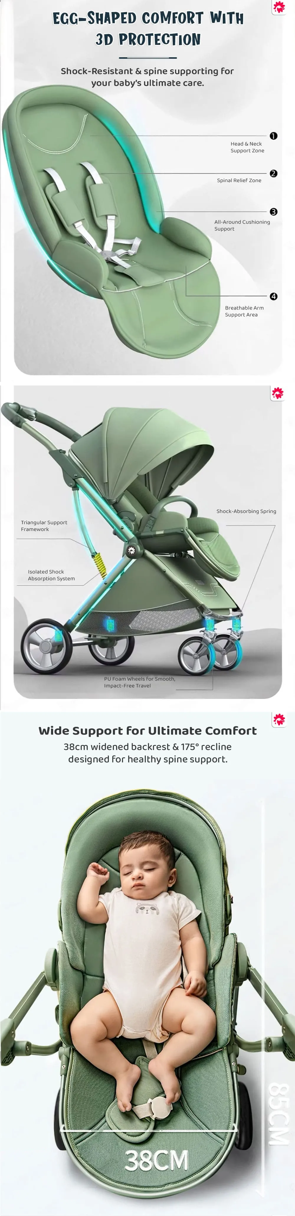 Foldable Baby Stroller