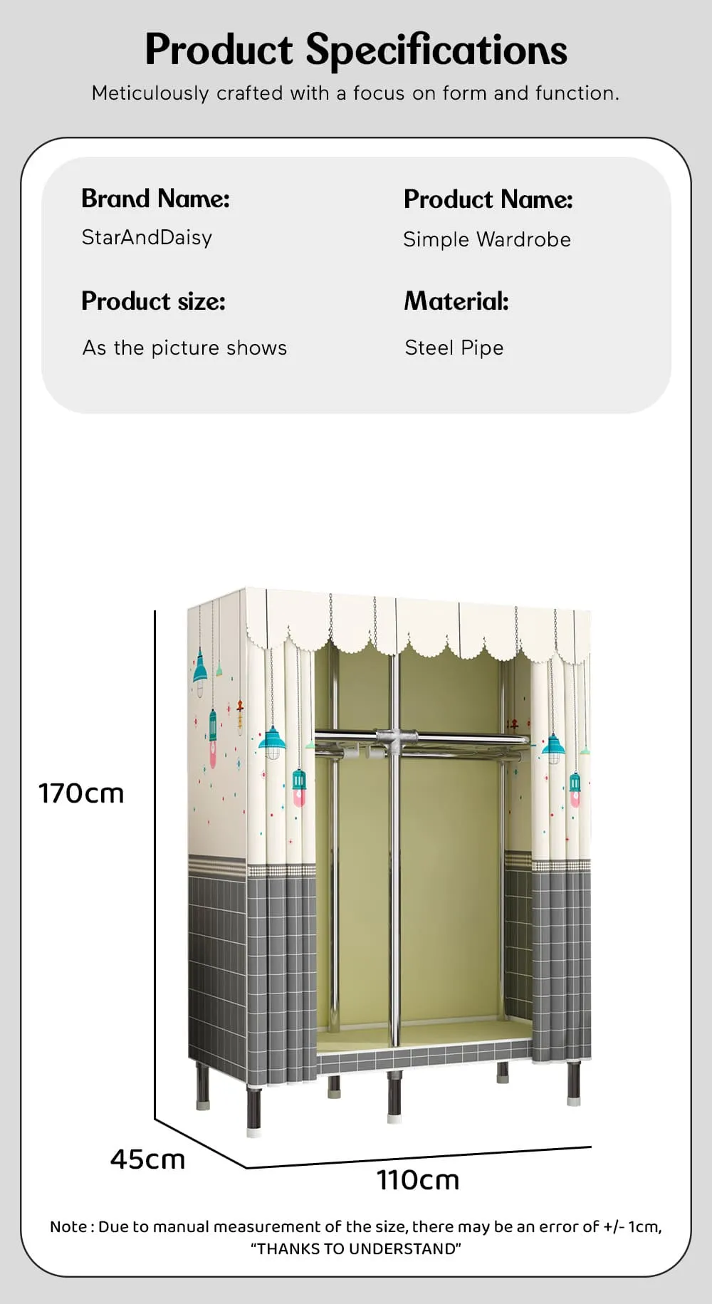 Stylish Kids Wardrobe for Small Space