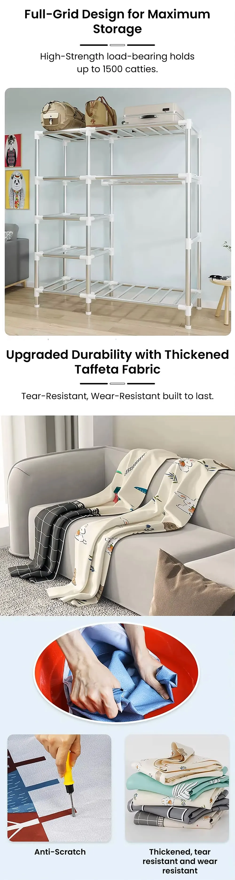 Kids Wardrobe with Playful Deisgn