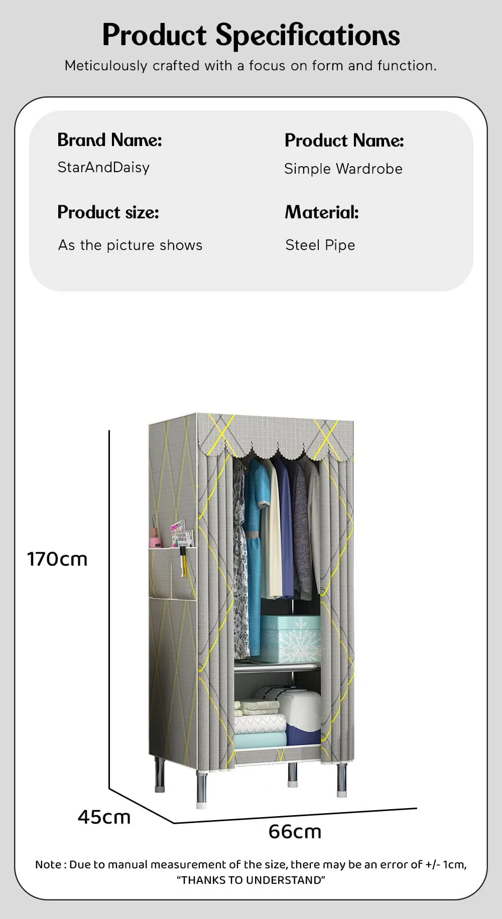 Stylish Kids Wardrobe for Small Space