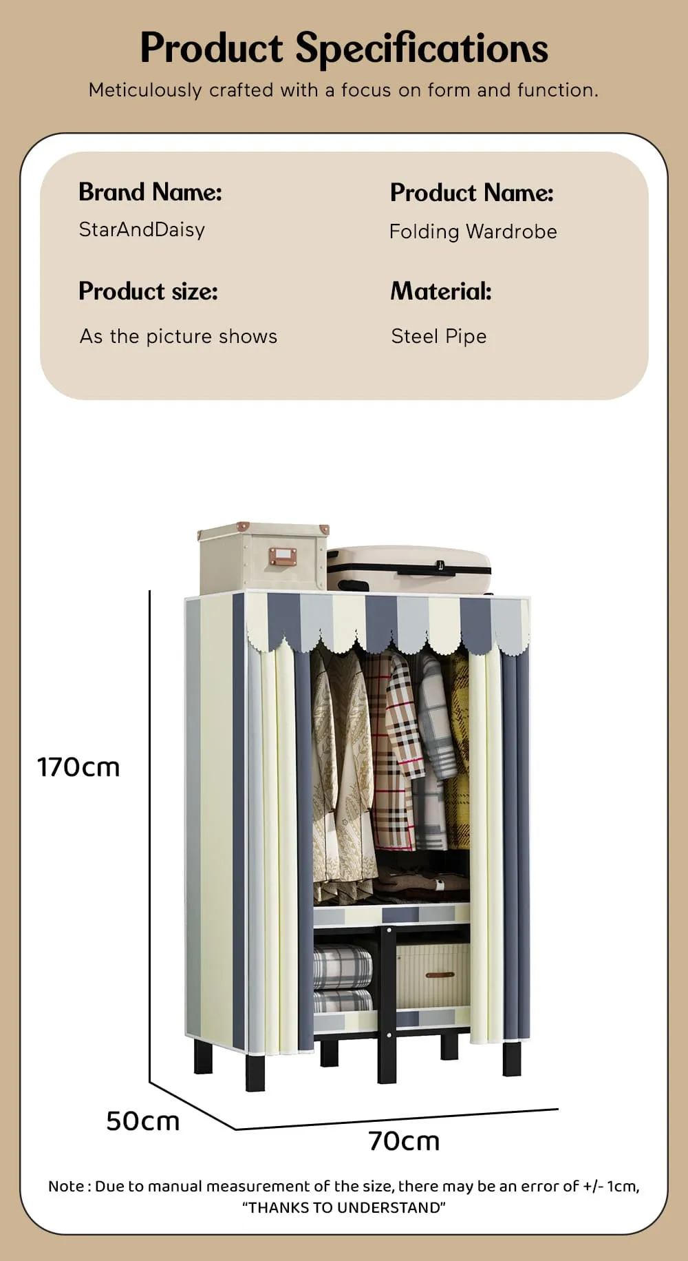 Stylish Kids Wardrobe for Small Space