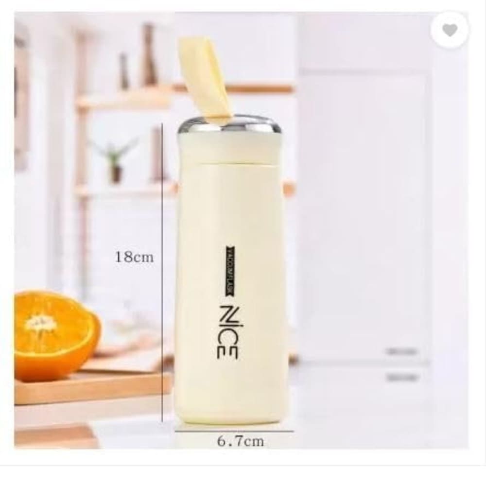 Vaccum Flask Water Bottle, Leak-Proof, Portable & Stylish Travel Flask for Hot & Cold Beverages-Pink