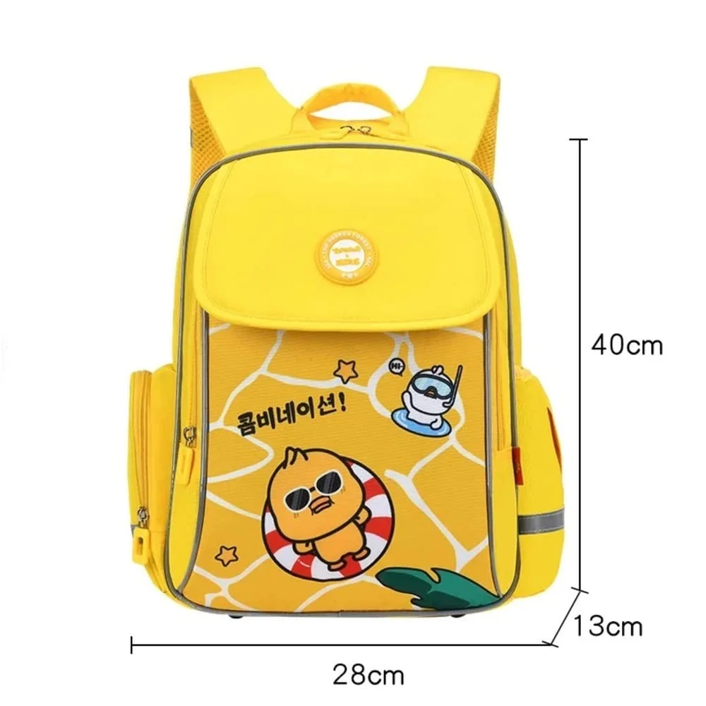 Beerus Cartoon Forest Backpack for Kids with Spacious Compartment, Durable Kids Bag with Adjustable Shoulder Straps, School Bag for Boys & Girls -Purple