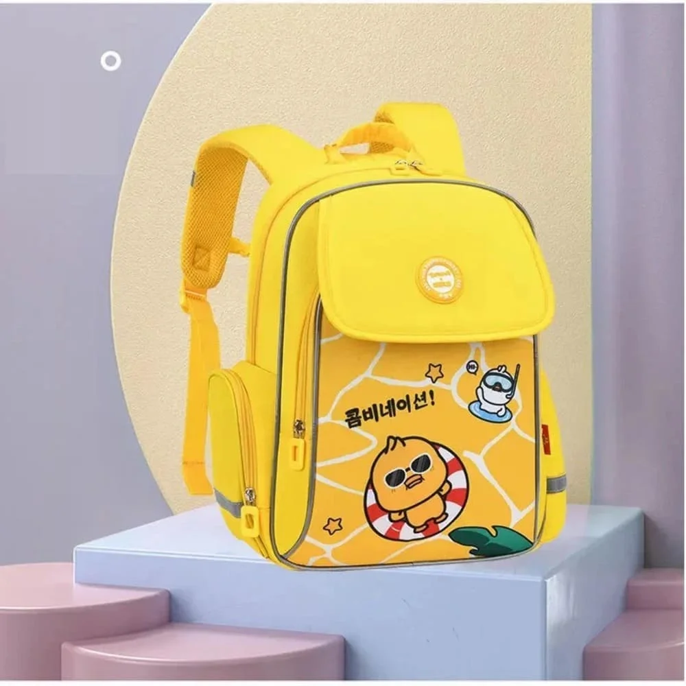 Top Bear Beerus Kids Backpack-Fun, Durable and Spacious with Adjustable Shoulder Straps, School Bag for Boys & Girls -Yellow