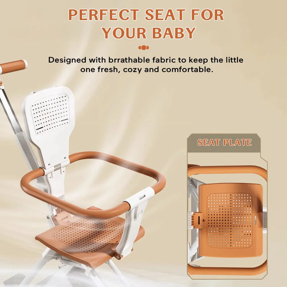 Foldable baby stroller