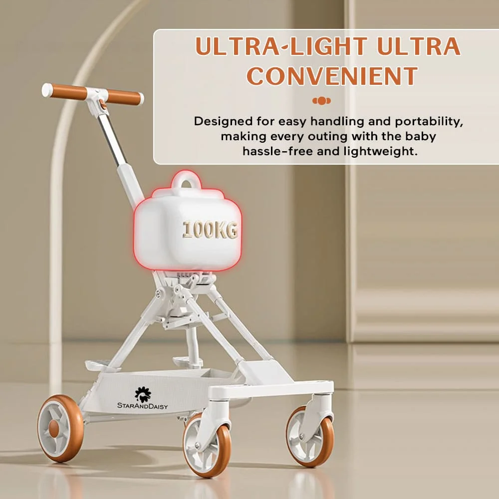Travel-friendly baby stroller