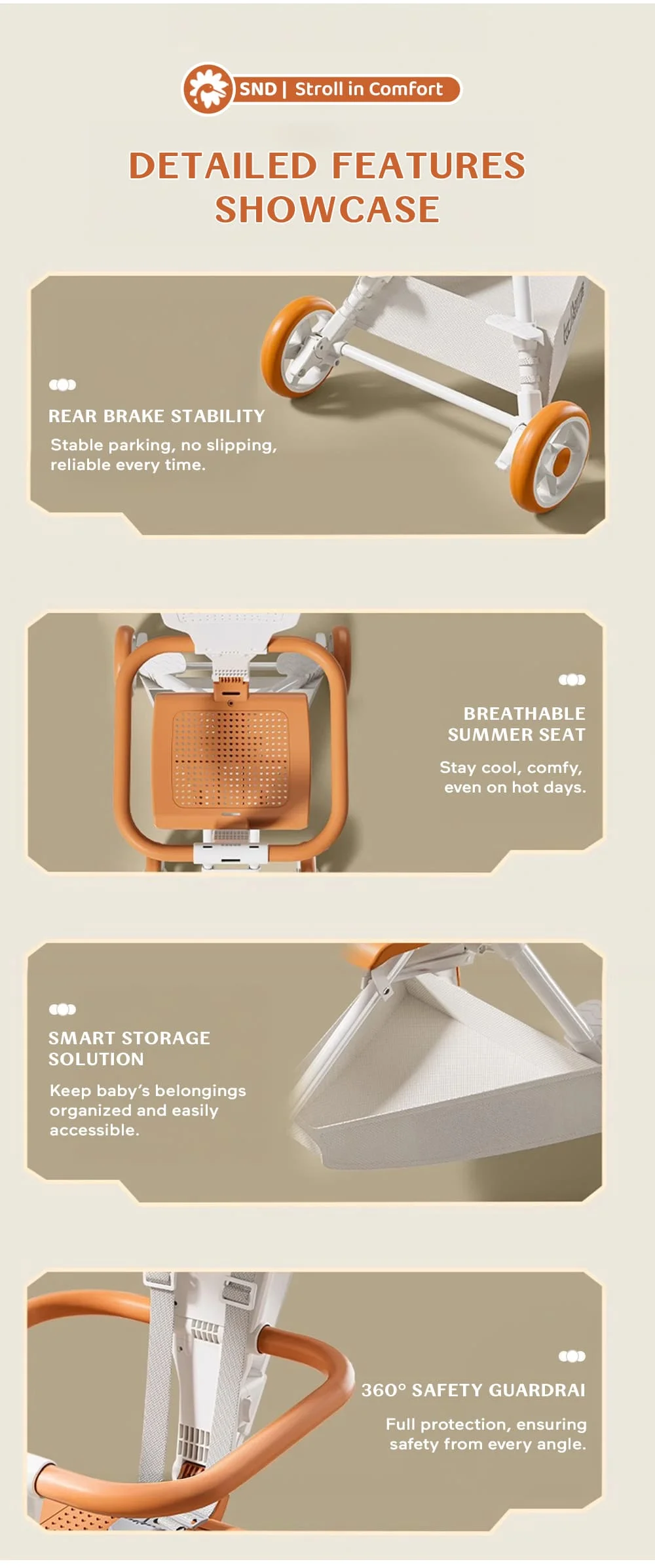 Premium Travel Stroller